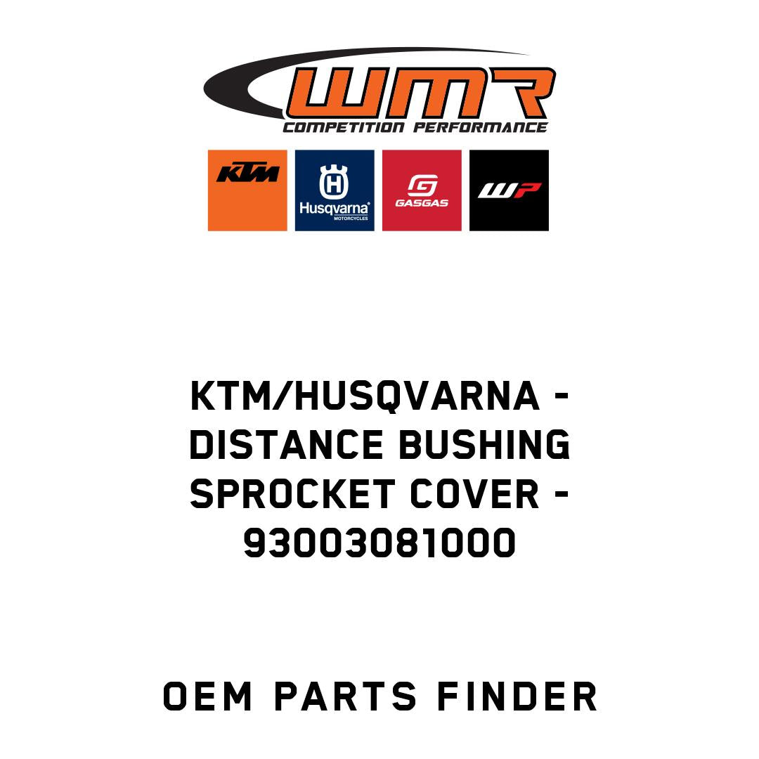 Distance bushing sprocket cover