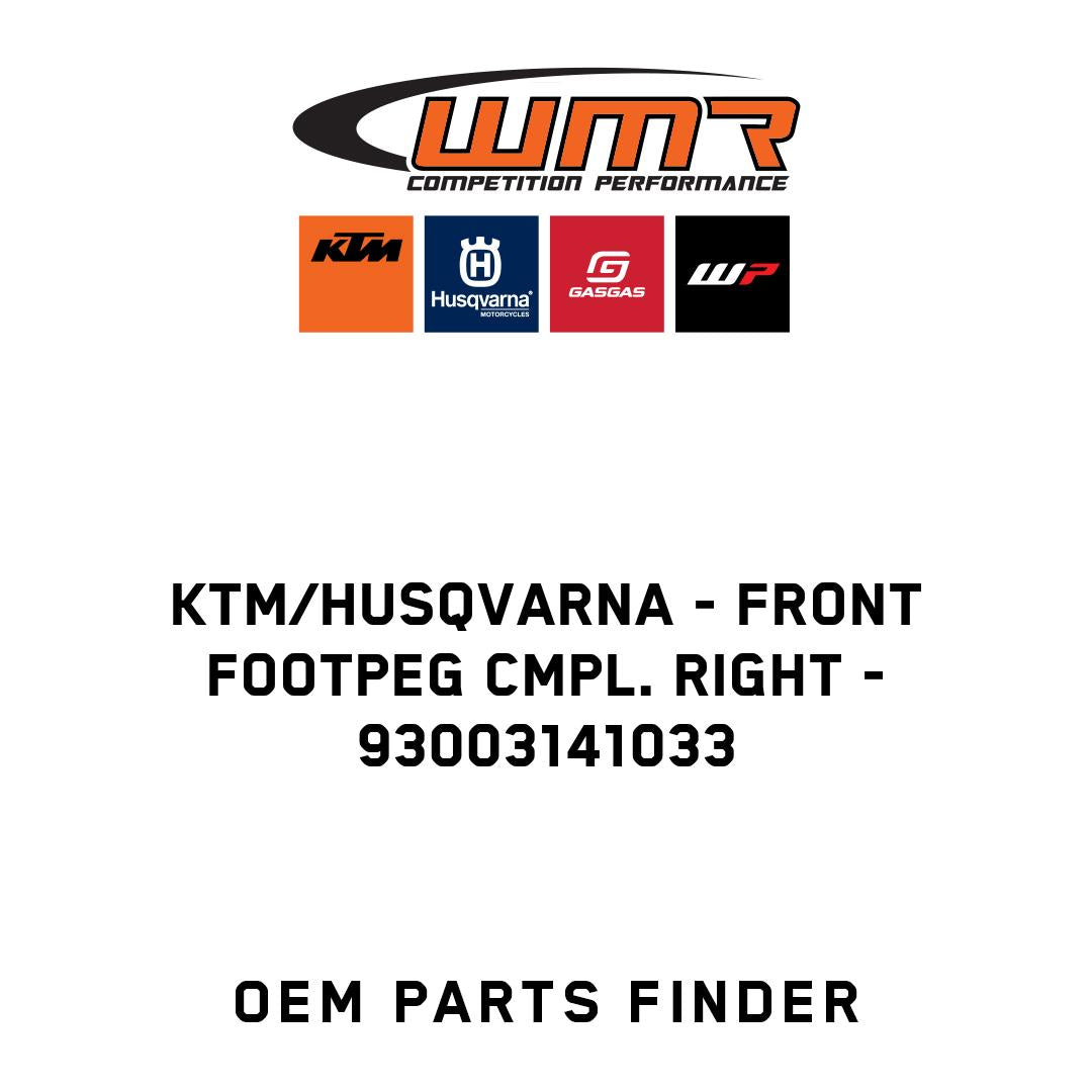 Front footpeg cmpl. right