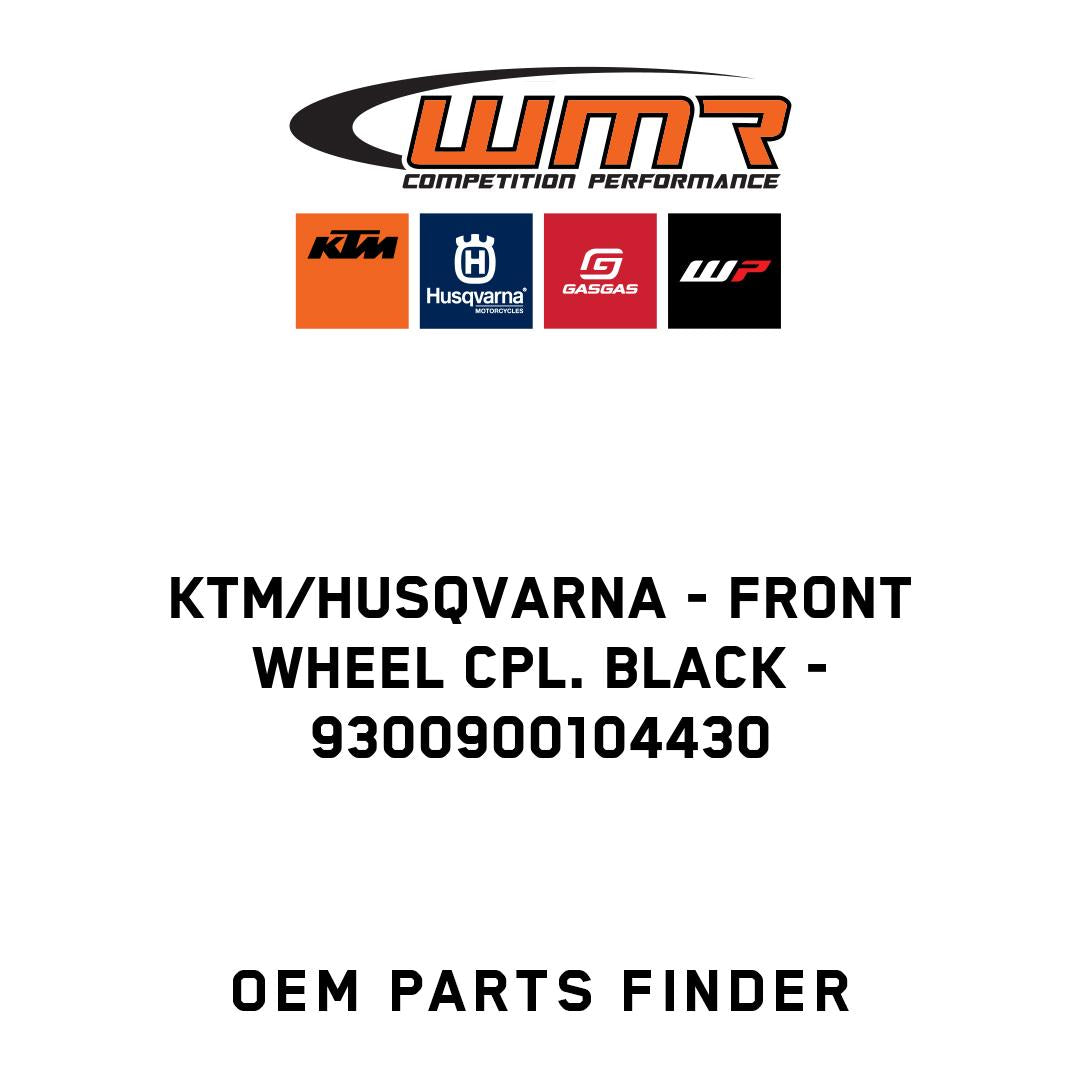 Front wheel cpl. black