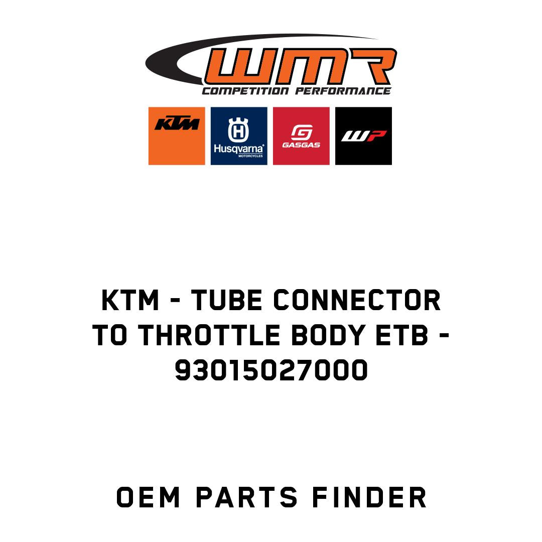 Tube connector to throttle body ETB