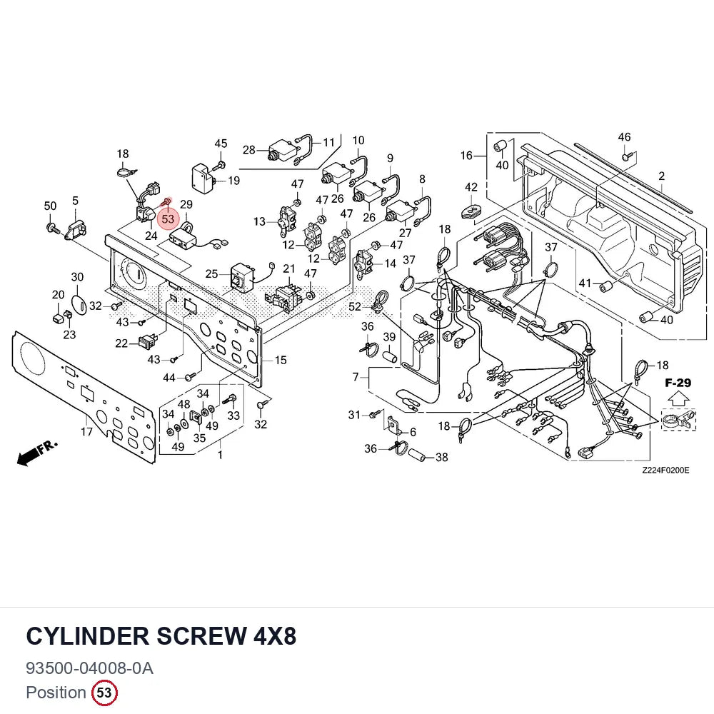 Cylinder screw 4x8
