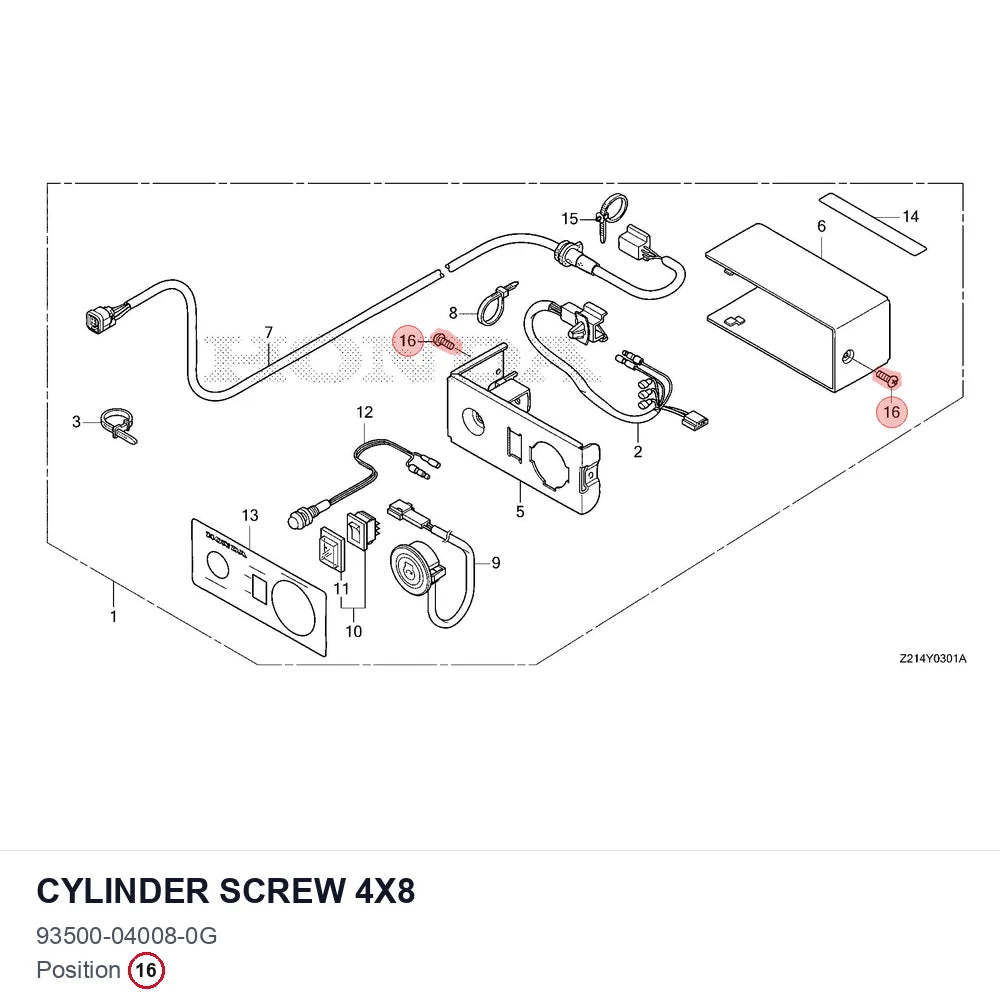 Cylinder screw 4x8