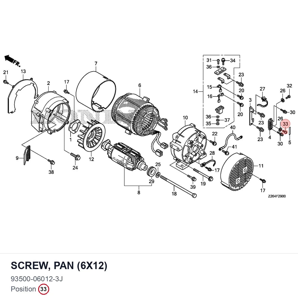 SCREW, PAN (6X12)