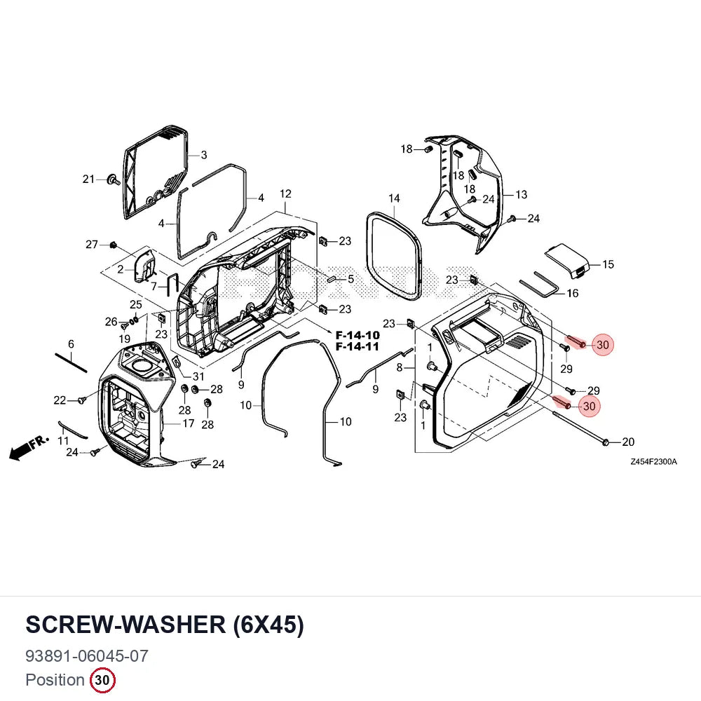 SCREW-WASHER (6X45)