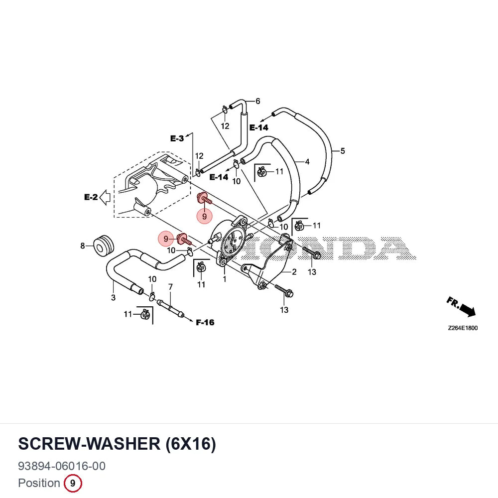 SCREW-WASHER (6X16)