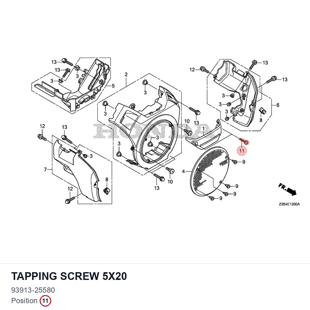 Tapping screw 5x20