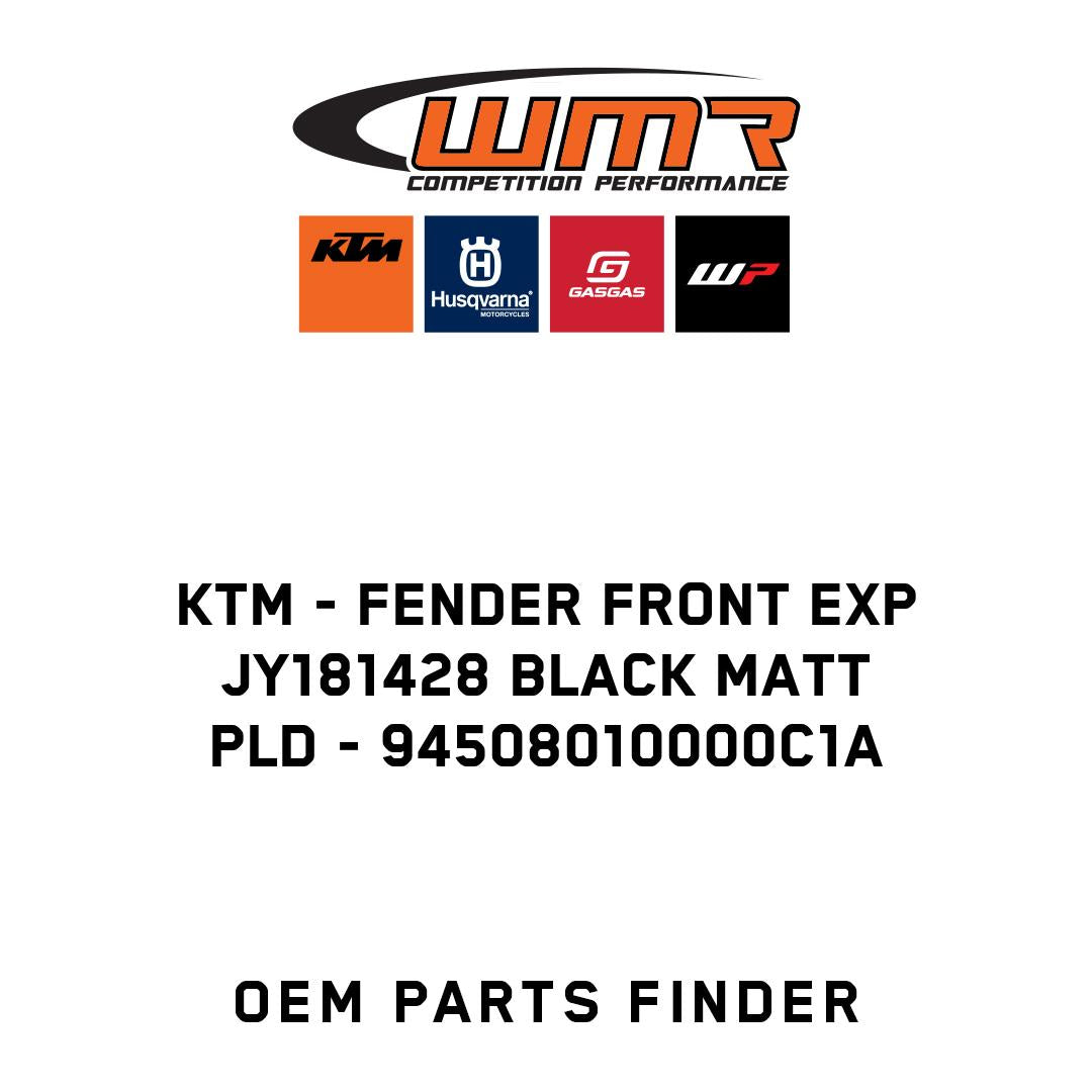 FENDER FRONT EXP JY181428 BLACK MATT PLD