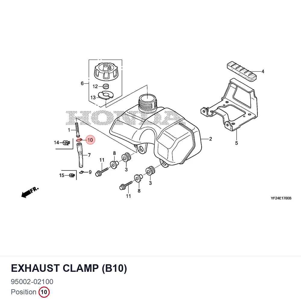 Exhaust Clamp (B10)