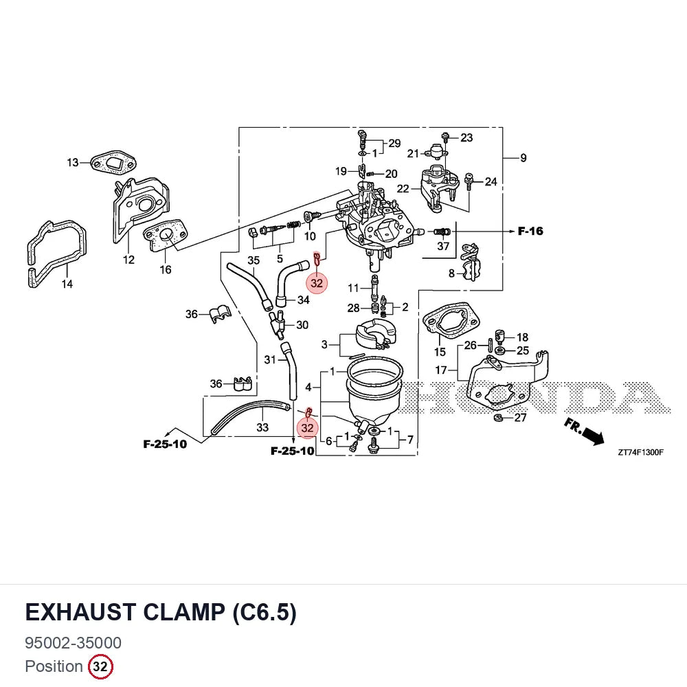 Exhaust Clamp (C6.5)