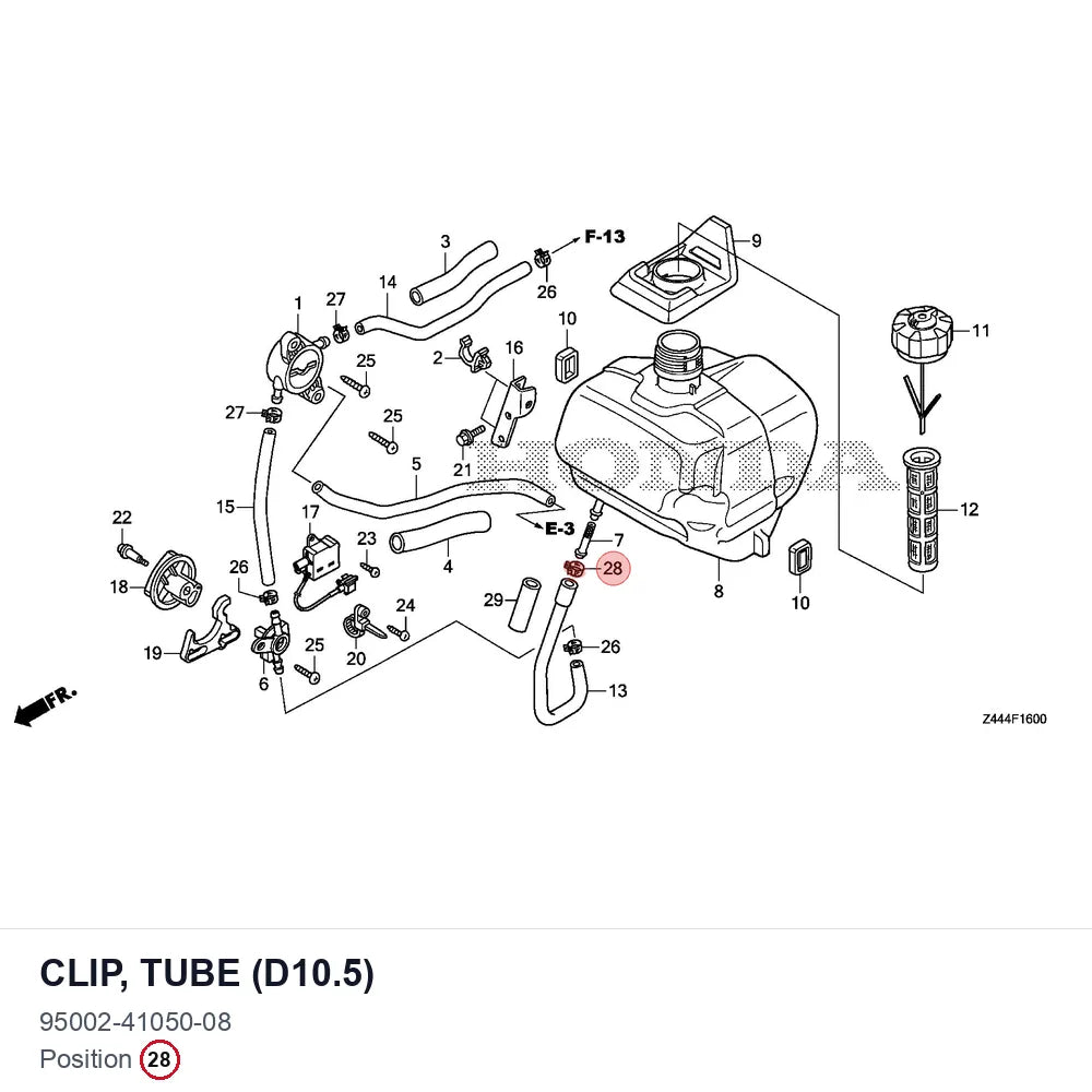 Clip, Tube (D10.5)