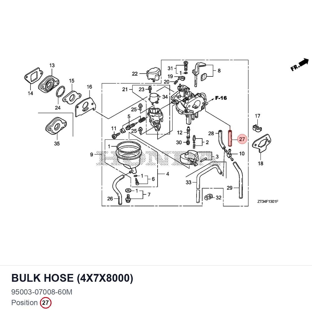 BULK HOSE (4X7X8000)