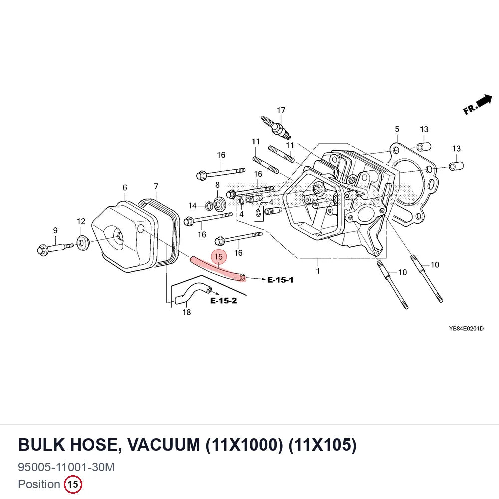 BULK HOSE, VACUUM (11X1000) (11X105)
