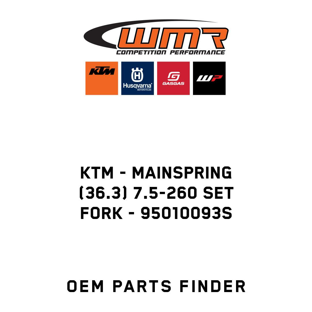 Mainspring (36.3) 7.5-260 Set fork
