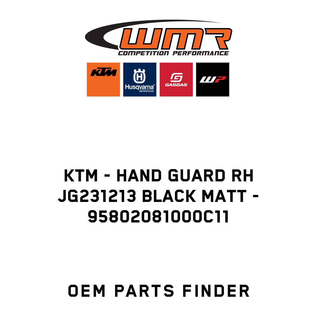 HAND GUARD RH JG231213 BLACK MATT