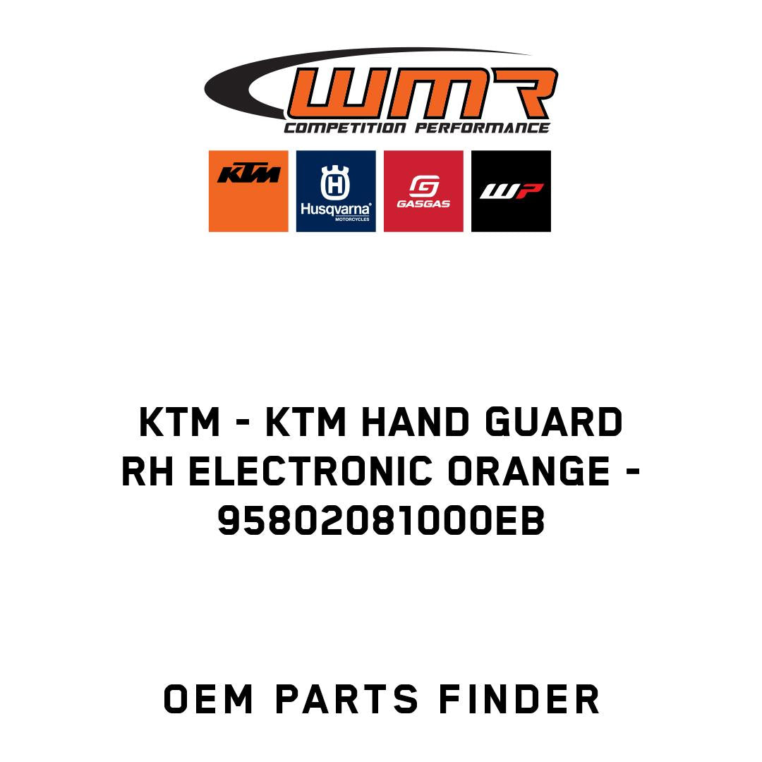 KTM HAND GUARD RH ELECTRONIC ORANGE