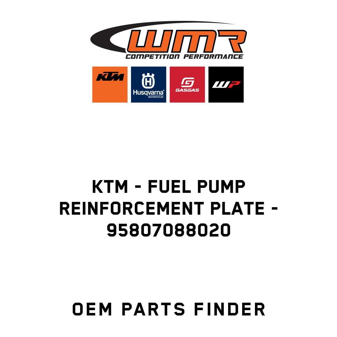 Fuel pump reinforcement plate
