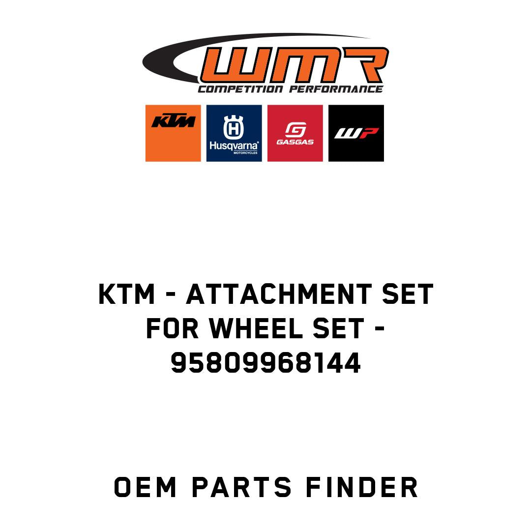 Attachment set for wheel set