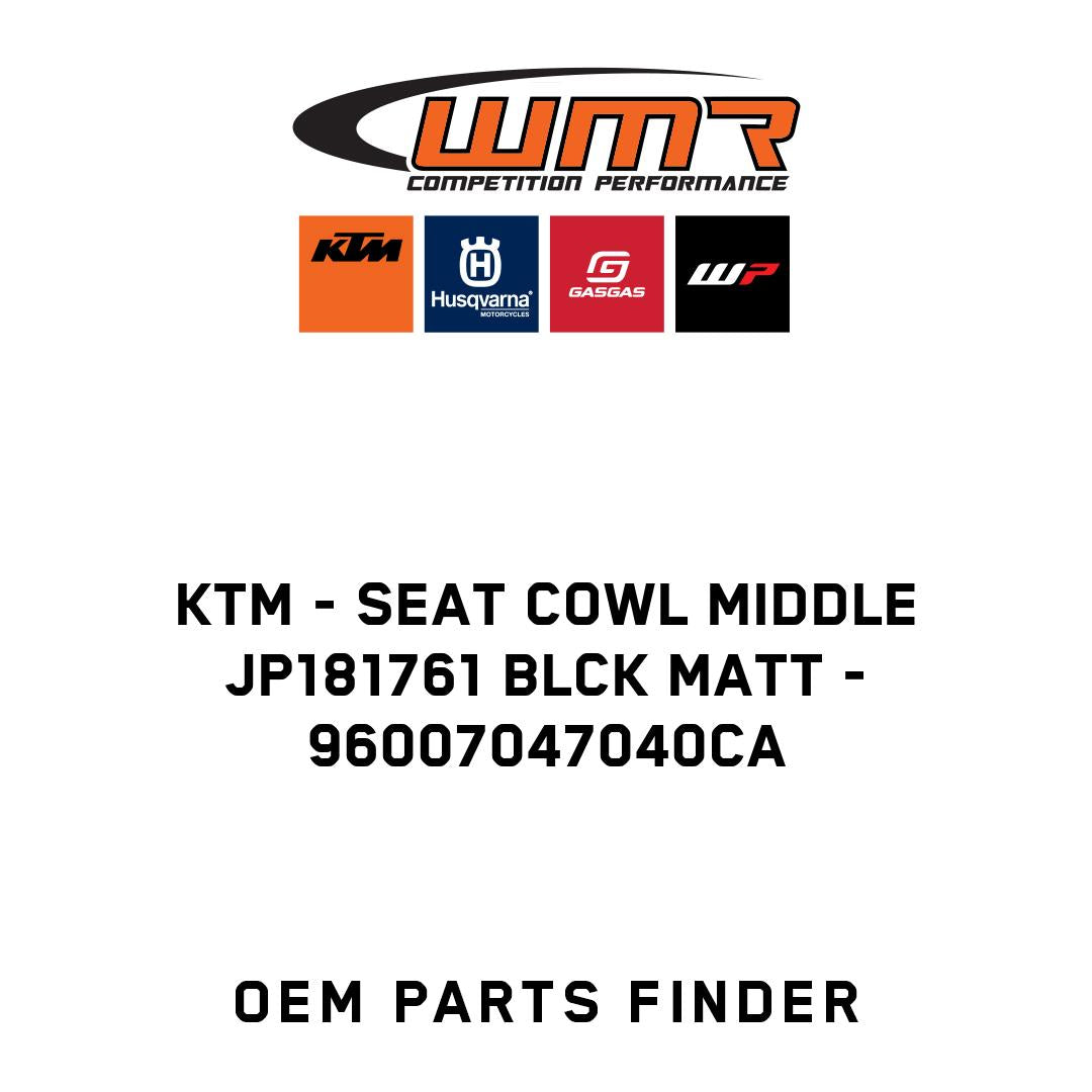 SEAT COWL MIDDLE JP181761 BLCK MATT