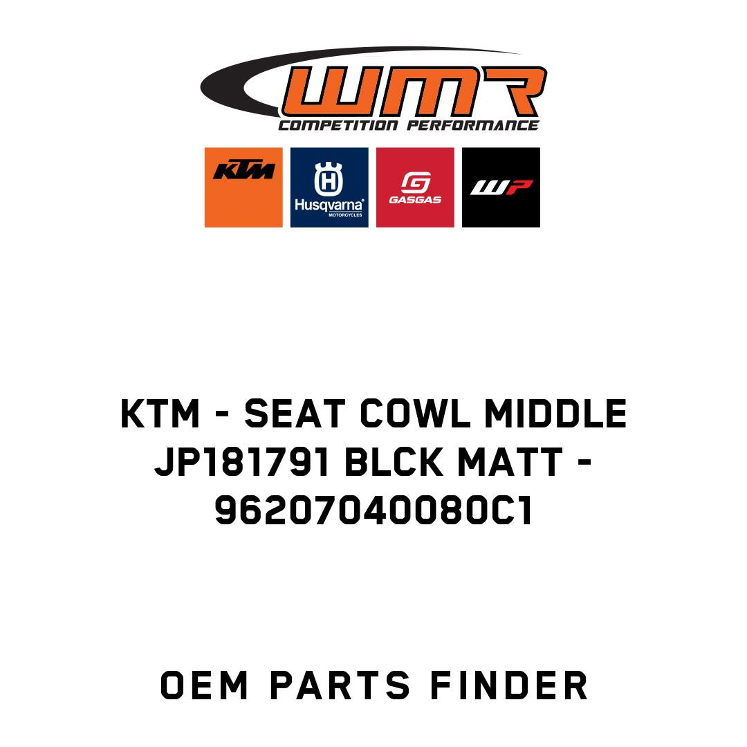SEAT COWL MIDDLE JP181791 BLCK MATT