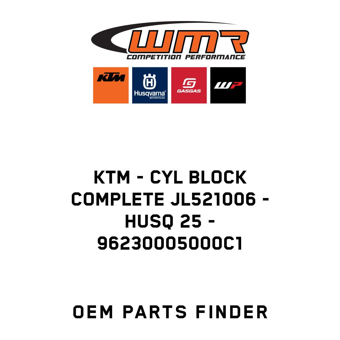CYL BLOCK COMPLETE JL521006 - HUSQ 25