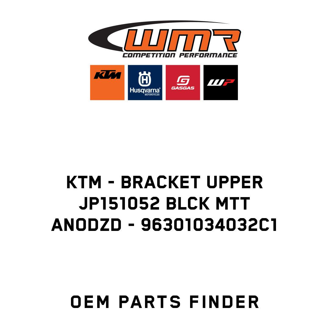 BRACKET UPPER JP151052 BLCK MTT ANODZD