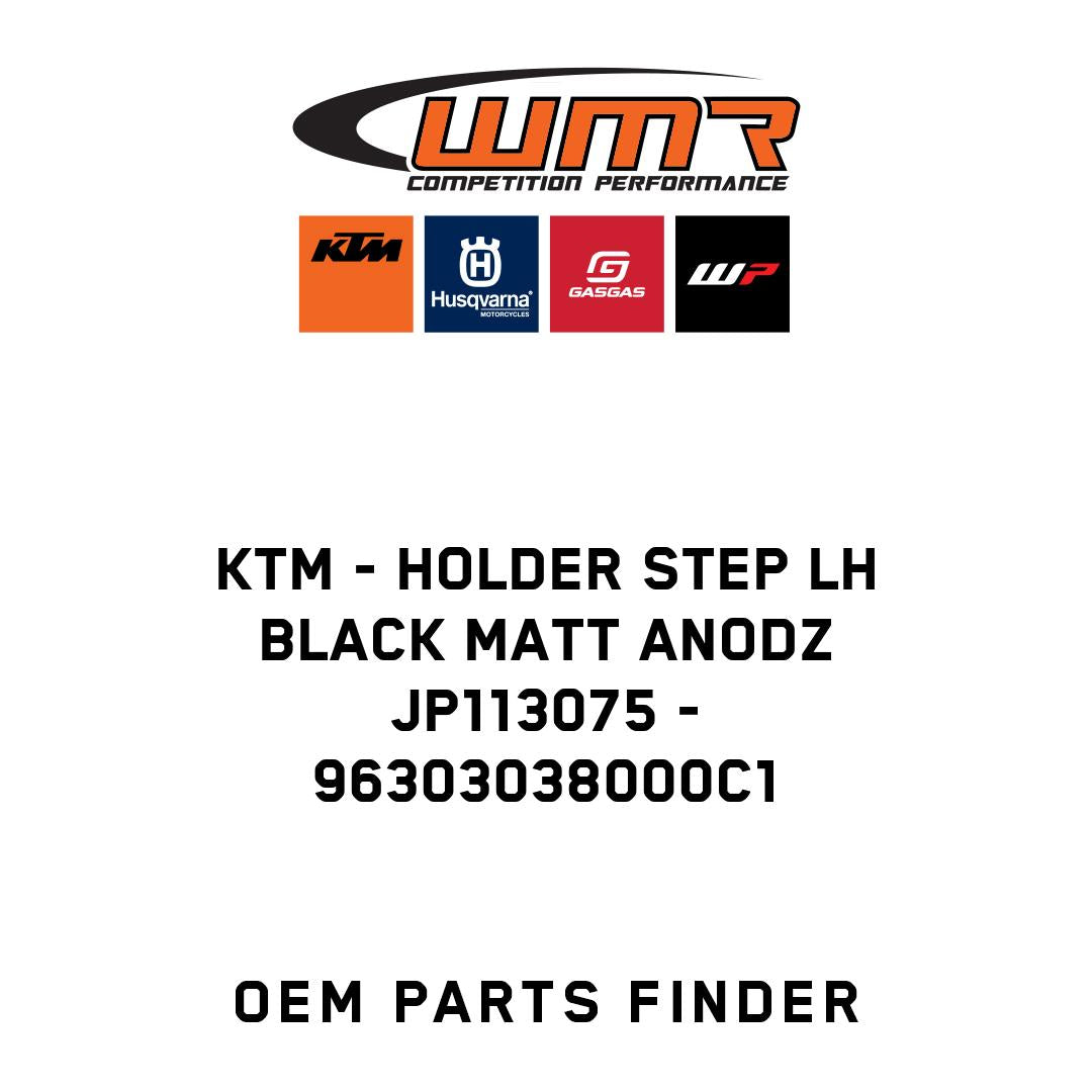 HOLDER STEP LH BLACK MATT ANODZ JP113075