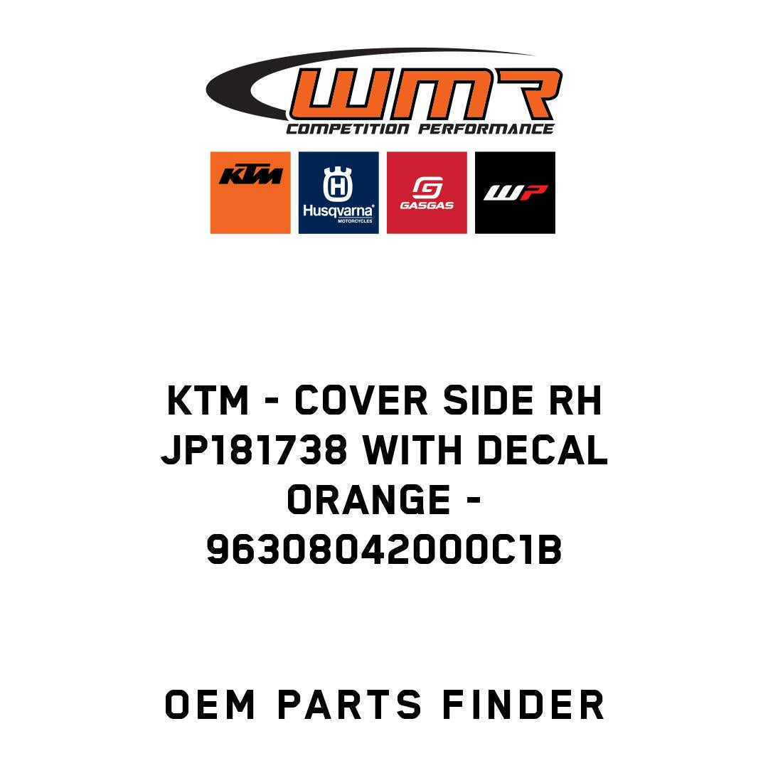 COVER SIDE RH JP181738 WITH DECAL ORANGE