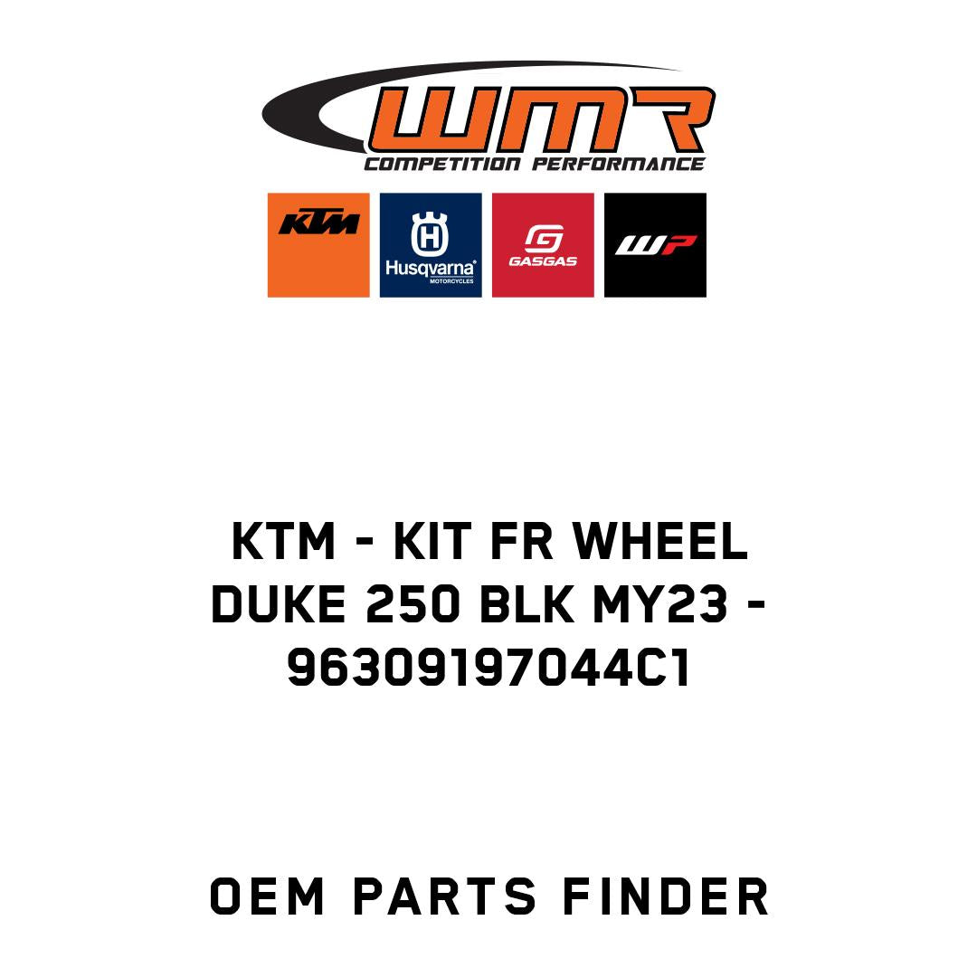 KIT FR WHEEL DUKE 250 BLK MY23