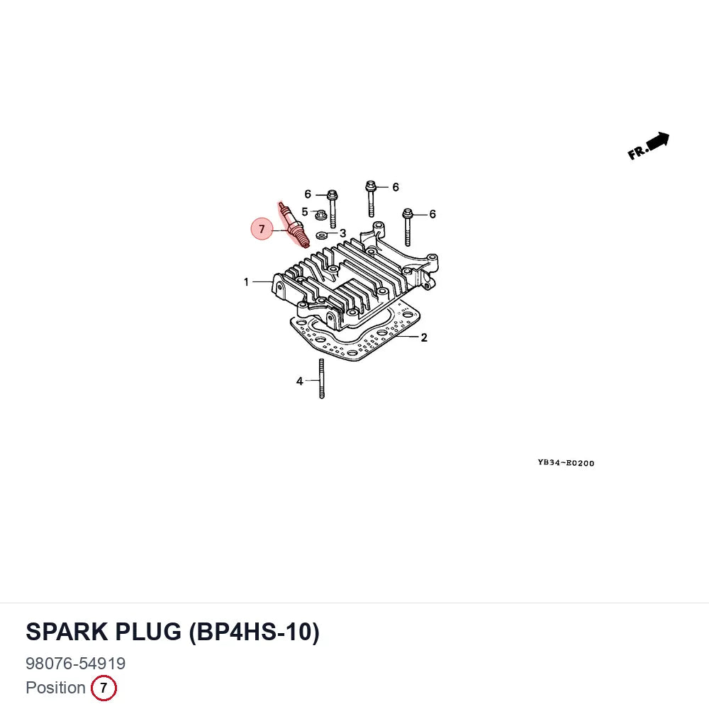 SPARK PLUG (BP4HS-10)