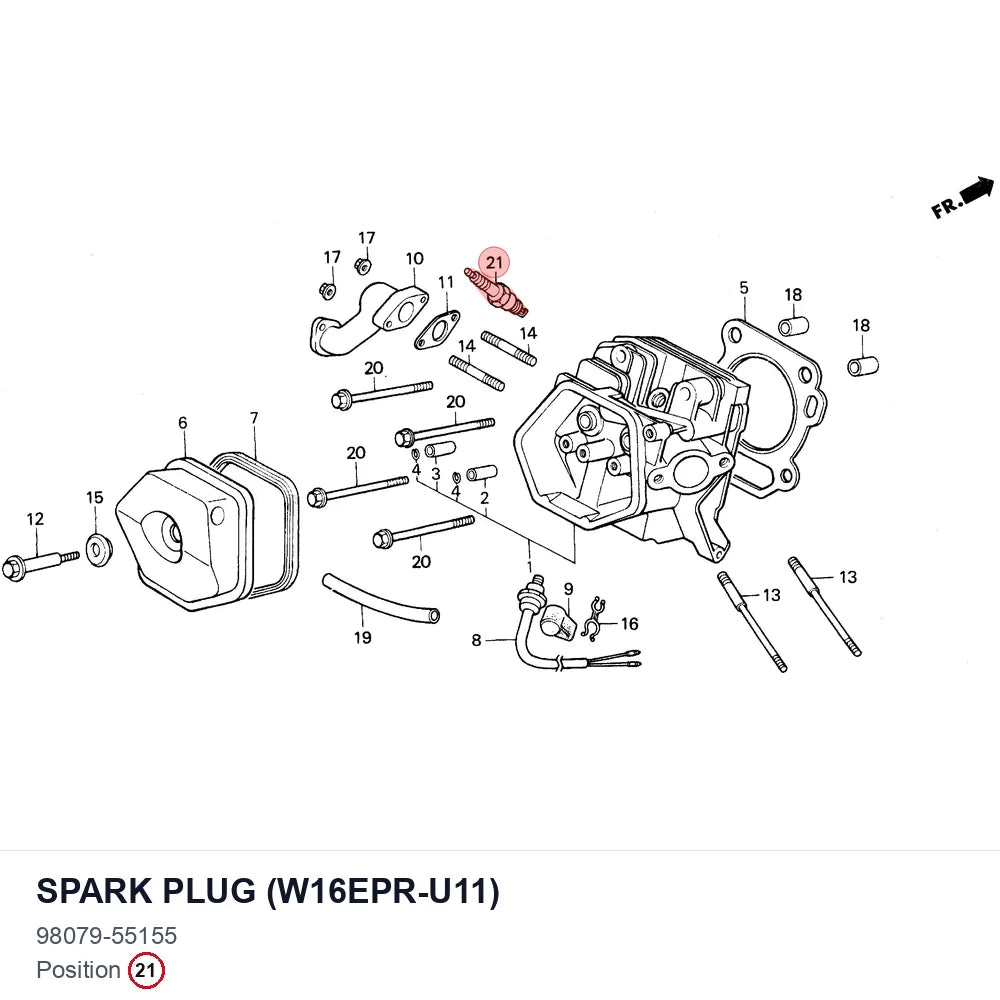 SPARK PLUG (W16EPR-U11)