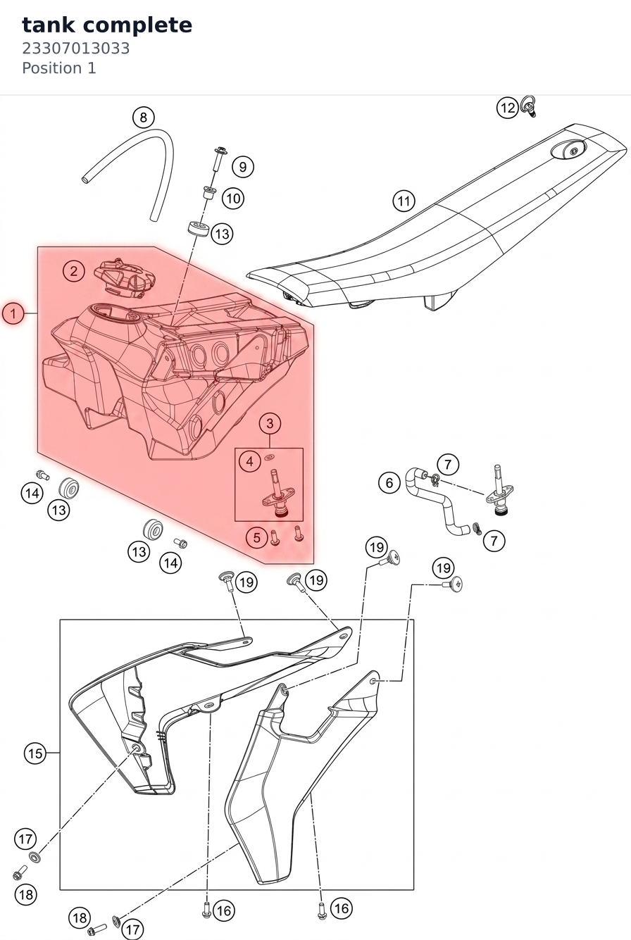 Diagram preview: tank complete (23307013033)