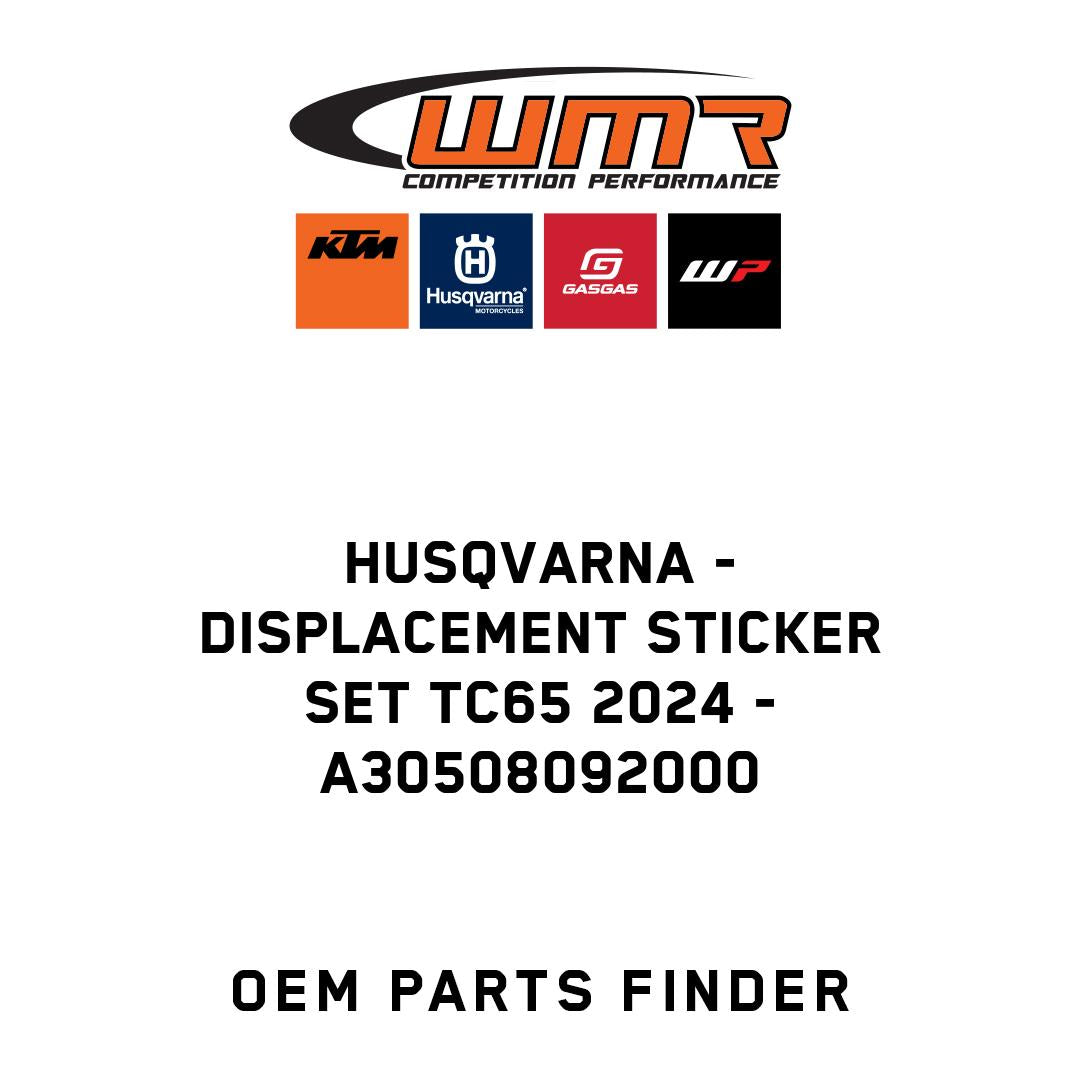 Displacement sticker set TC65 2024