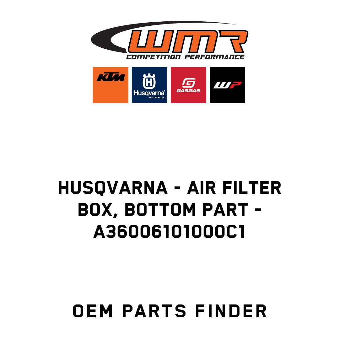 Air filter box, bottom part