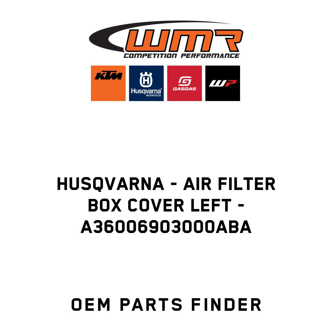 Air filter box cover left