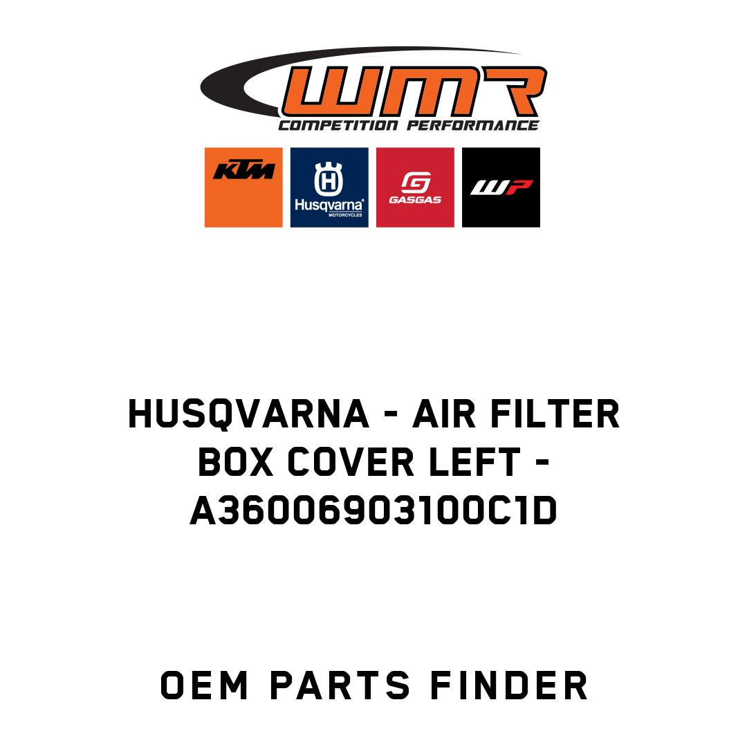 Air filter box cover left