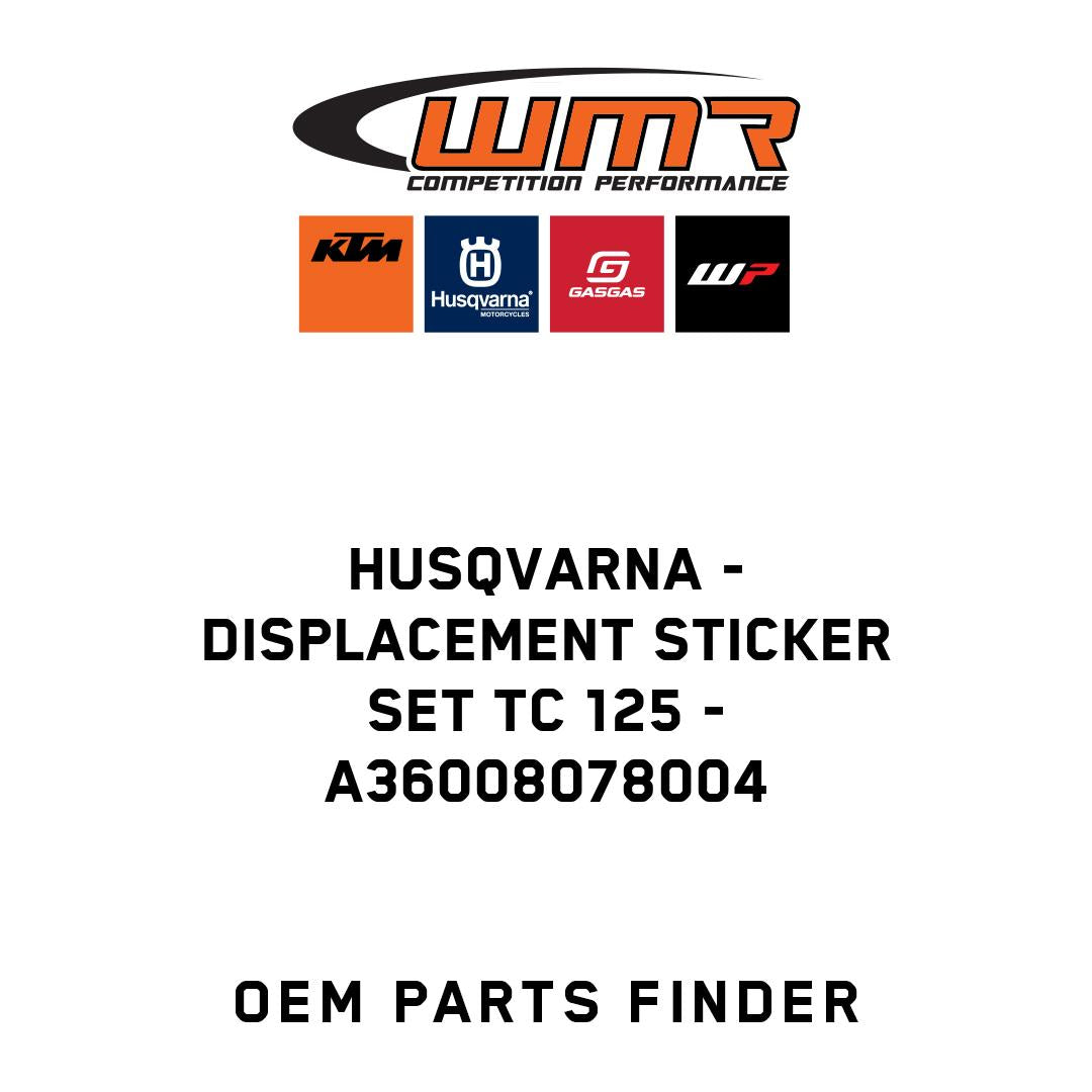 Displacement sticker set TC 125