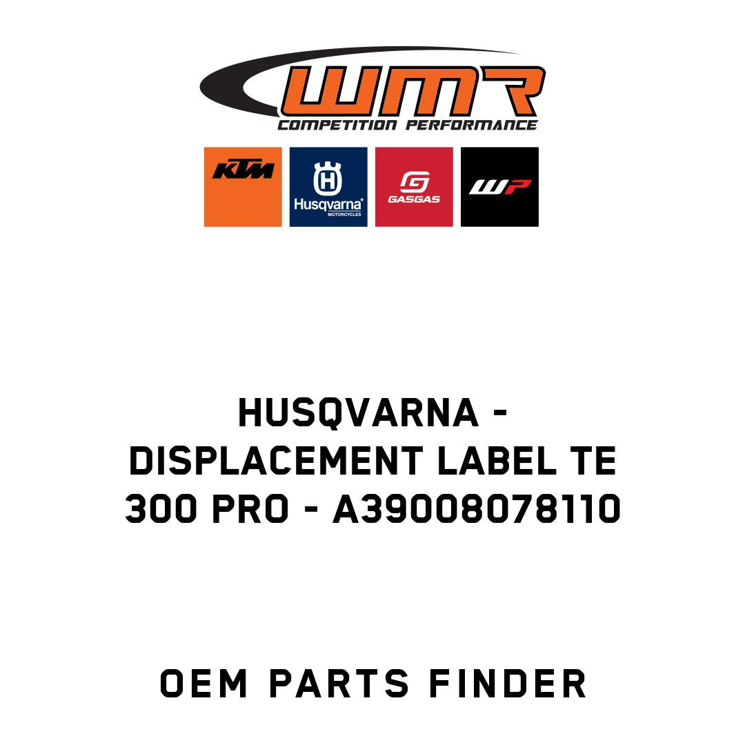 Displacement label TE 300 PRO