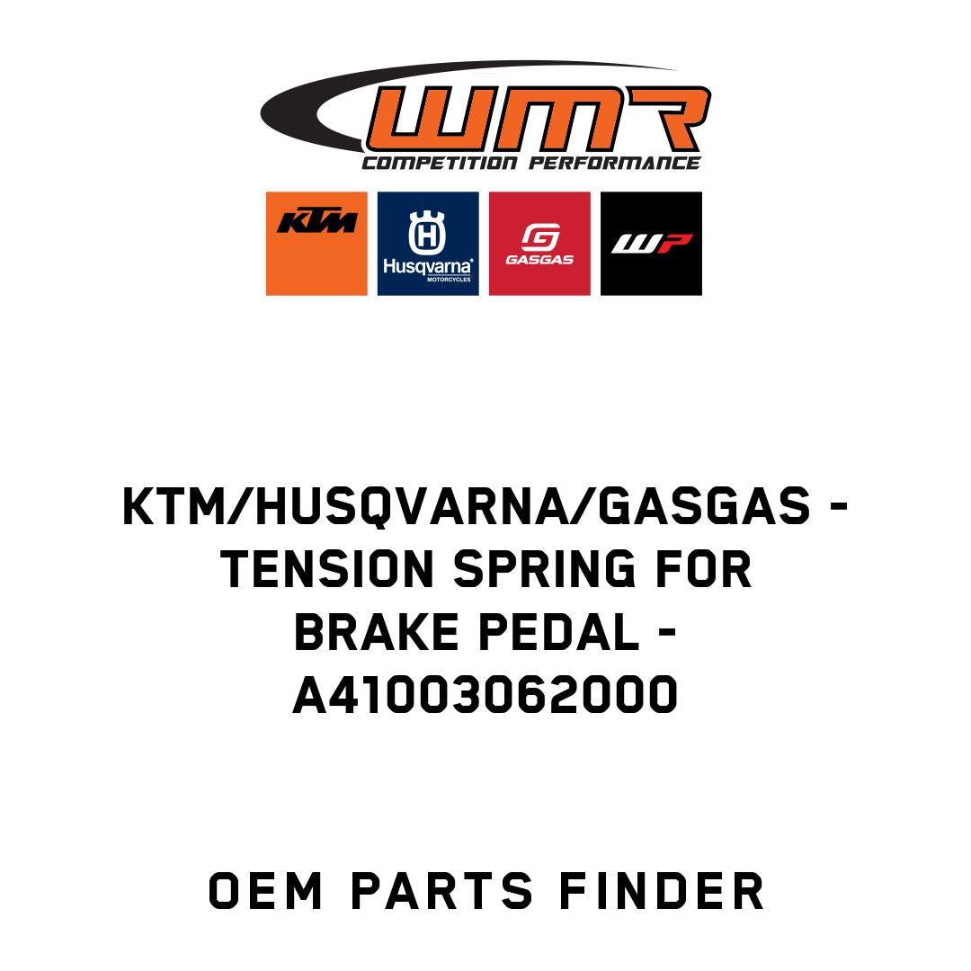 Tension spring for brake pedal