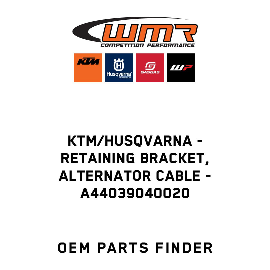 Retaining bracket, alternator cable
