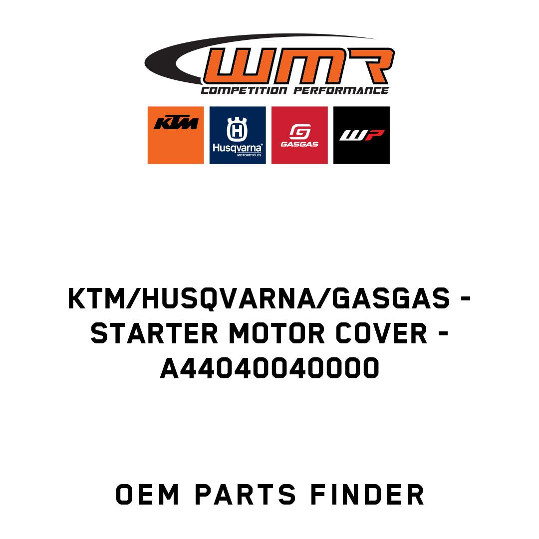 Starter motor cover