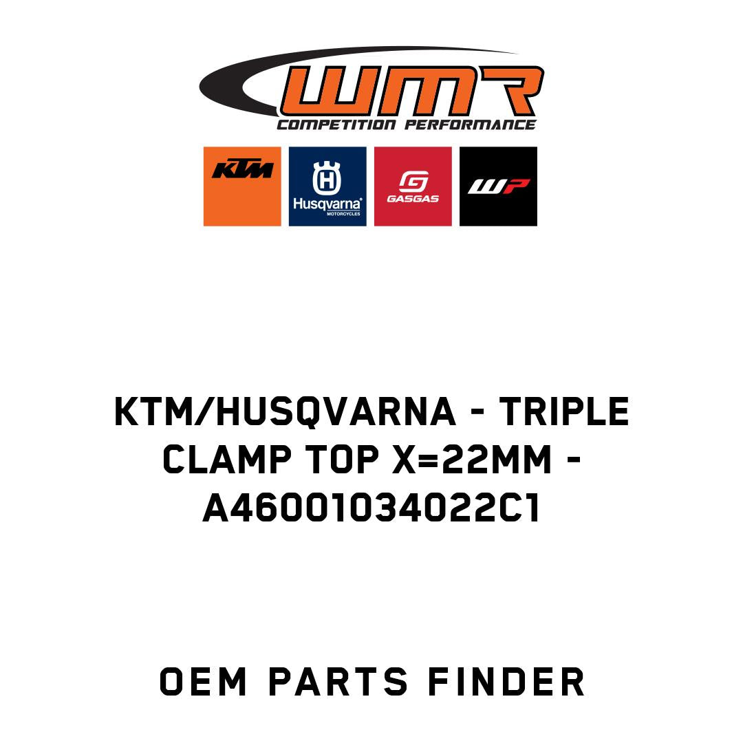 Triple clamp top X=22mm