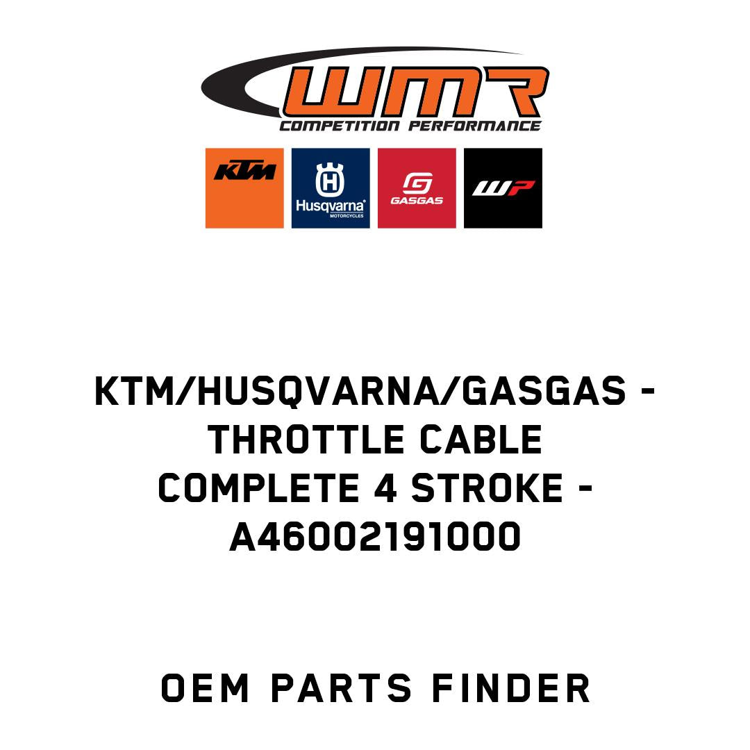 Throttle cable complete 4 stroke