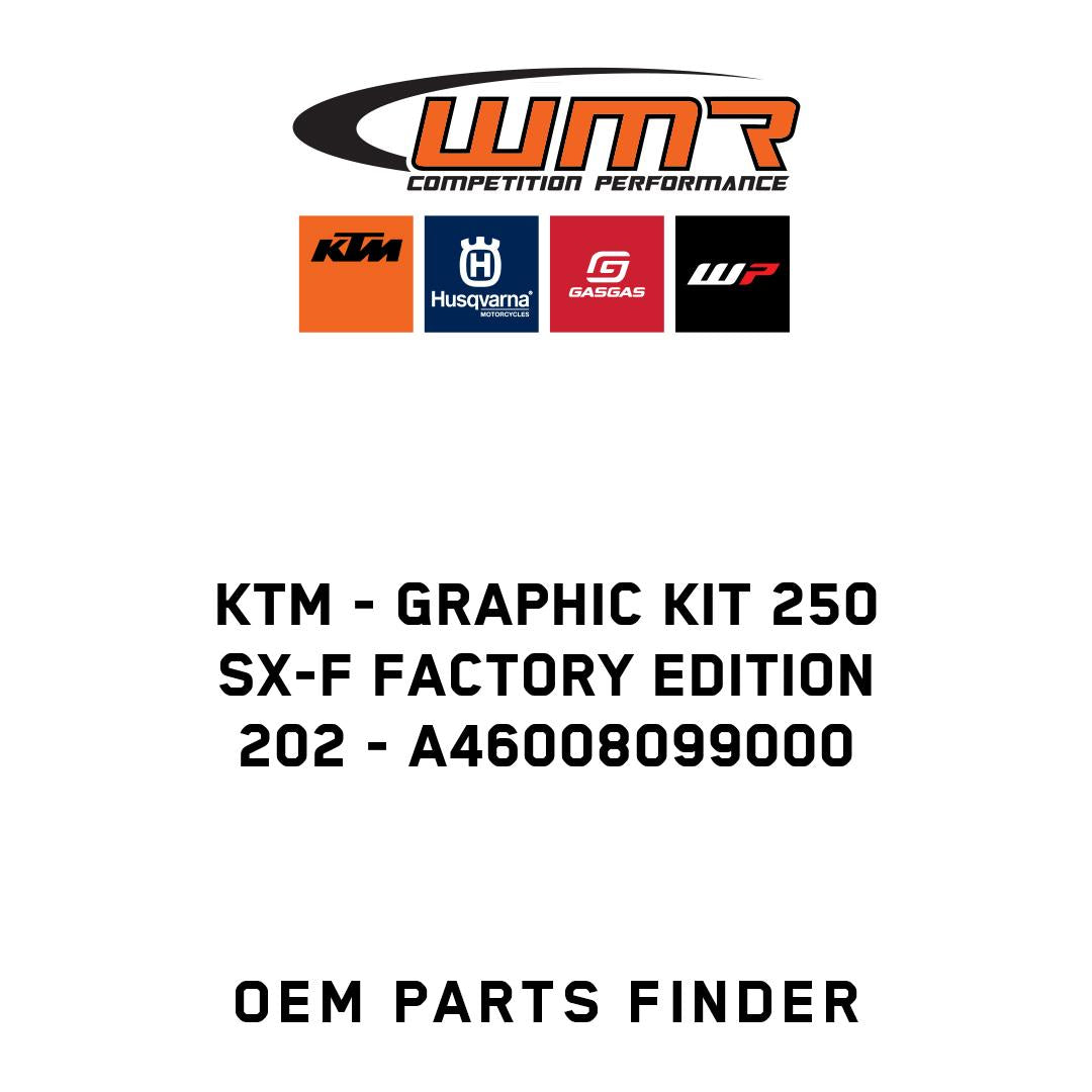 graphic kit 250 SX-F Factory Edition 202
