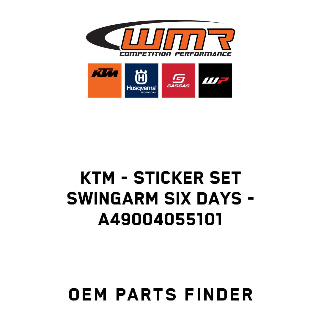Sticker set swingarm Six Days