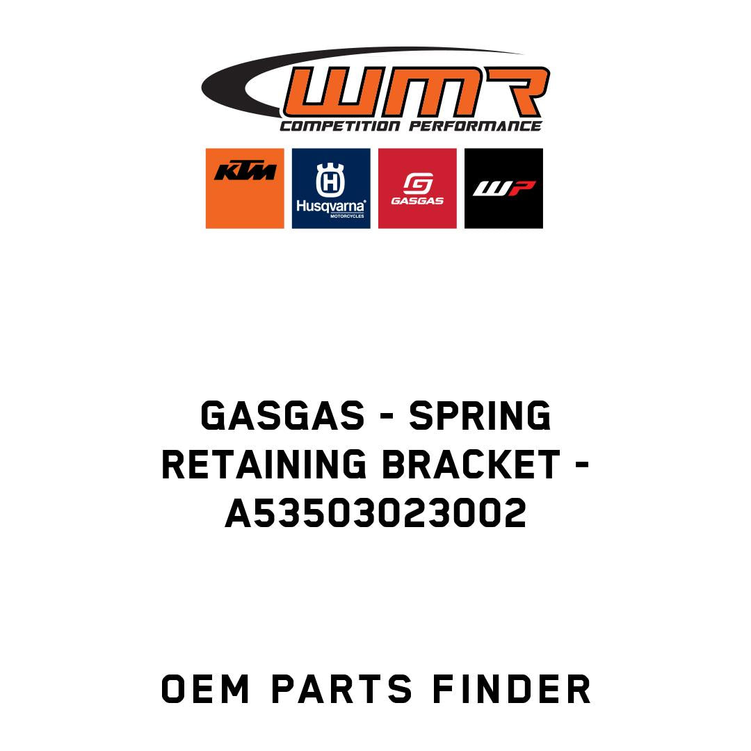 Spring retaining bracket