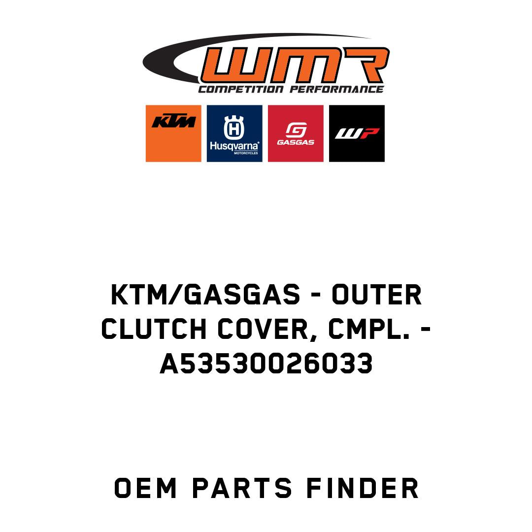 Outer clutch cover, cmpl.