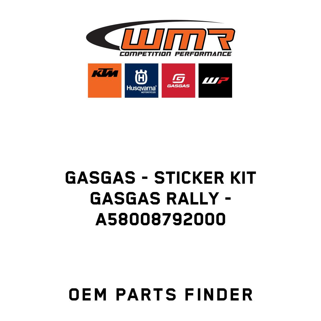Sticker kit GASGAS Rally