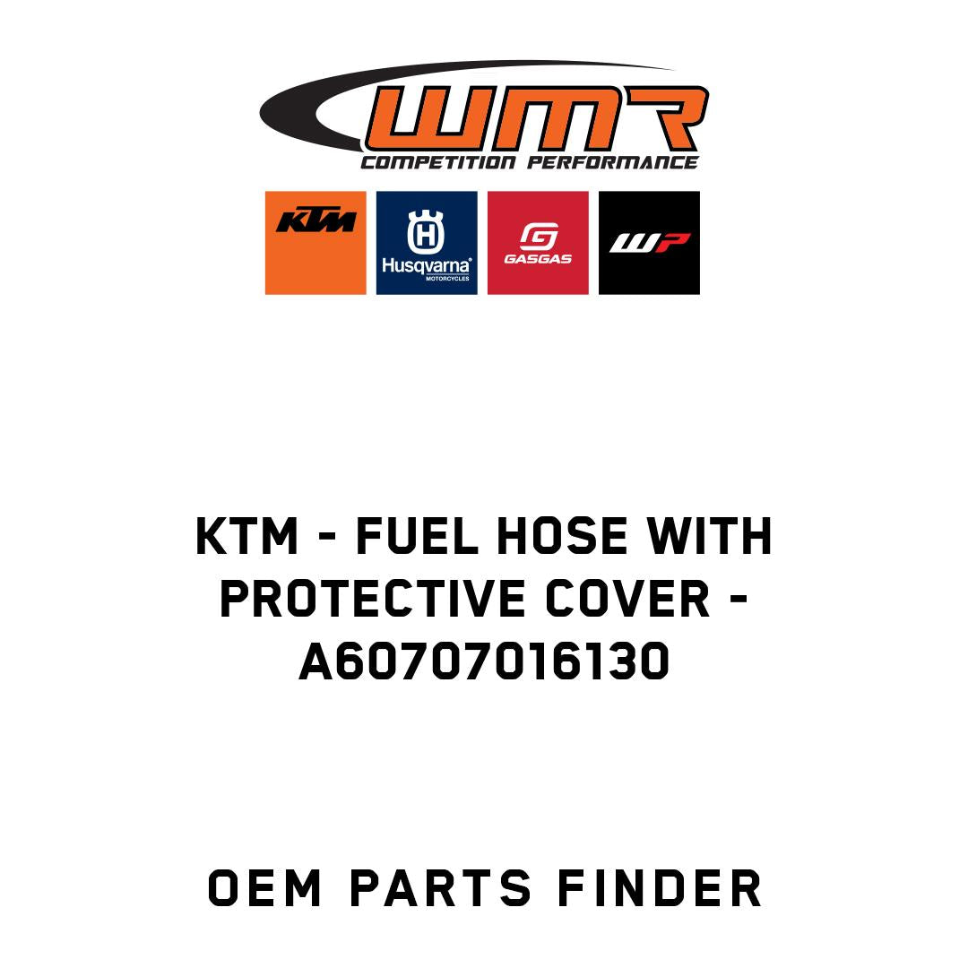 fuel hose with protective cover