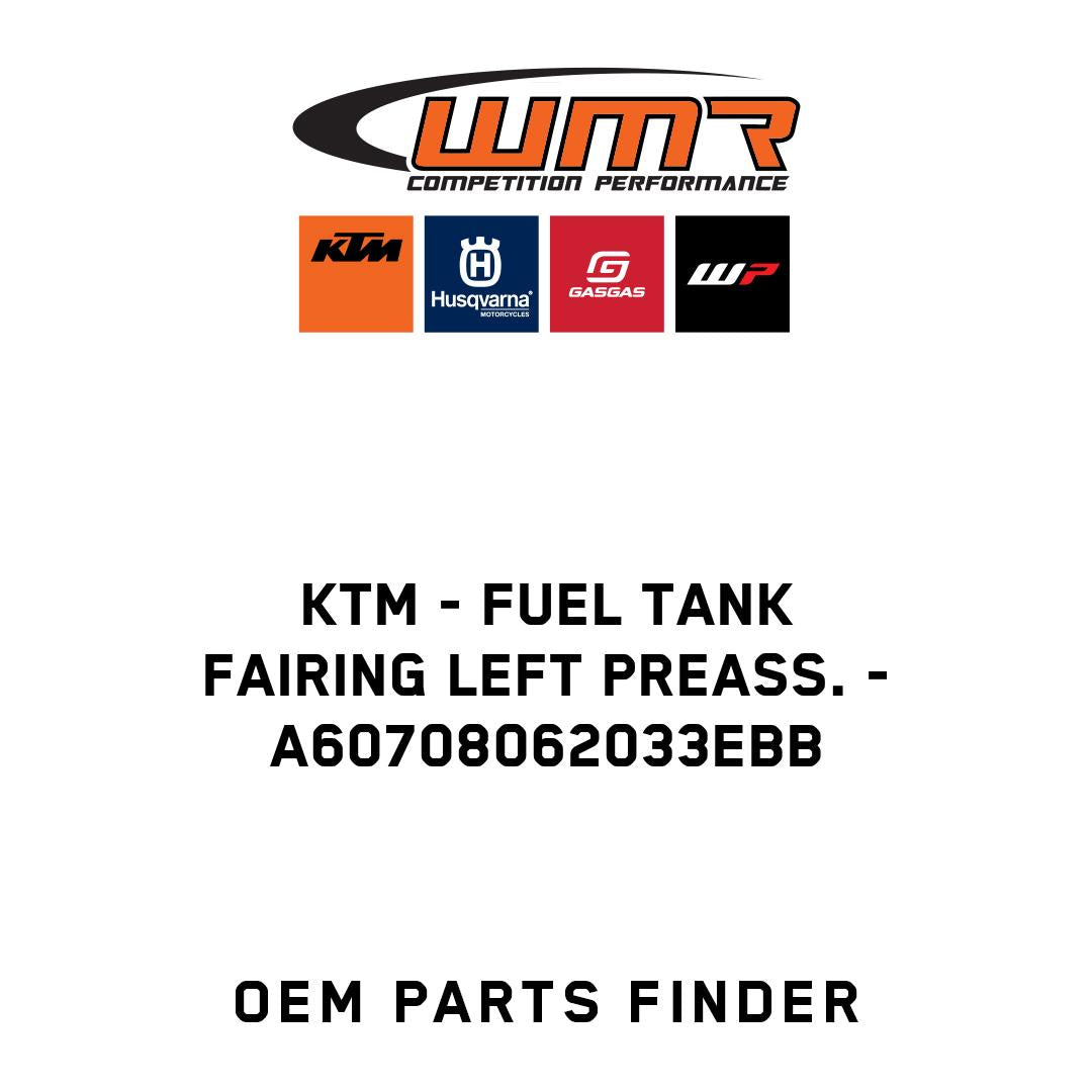 Fuel tank fairing left preass.