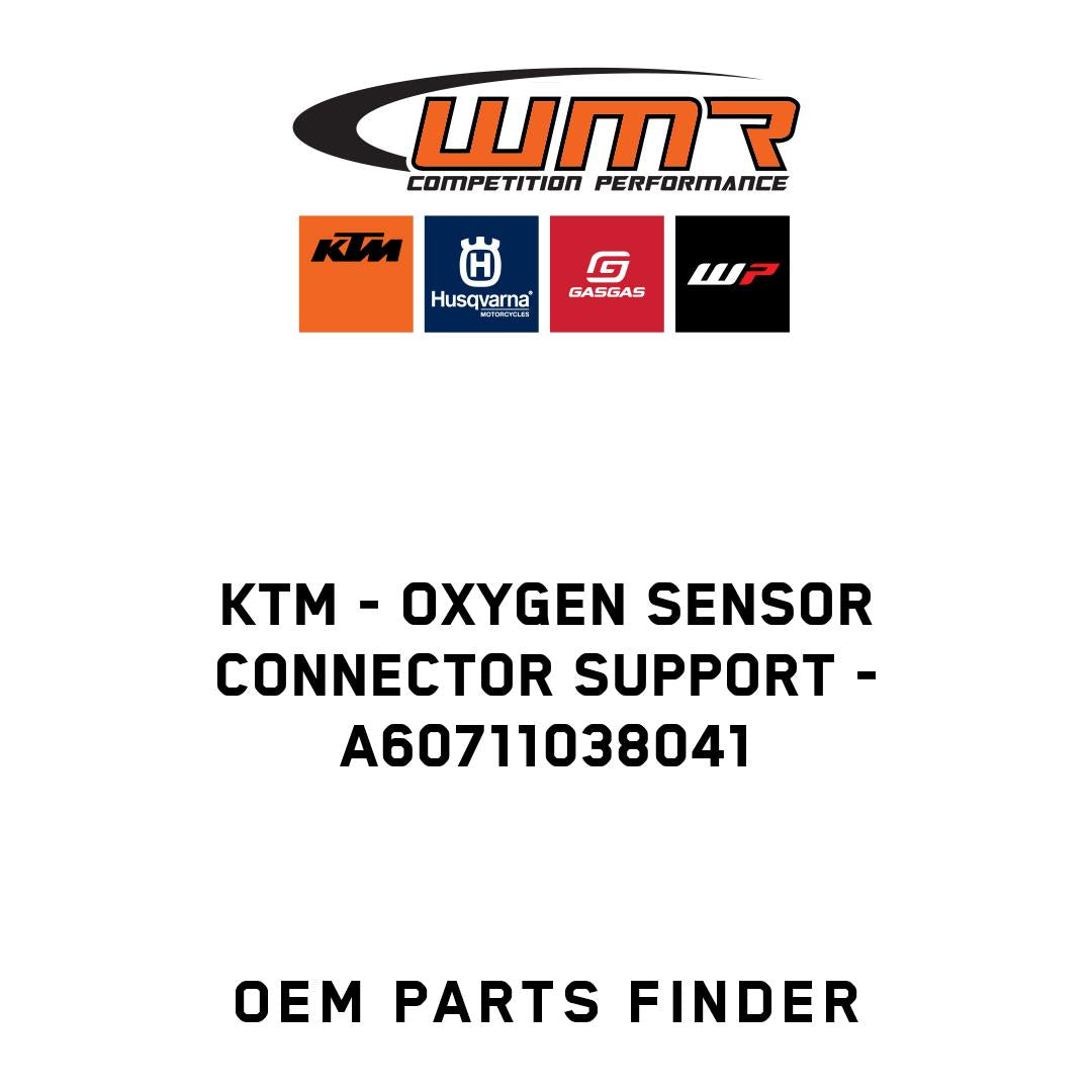Oxygen sensor connector support